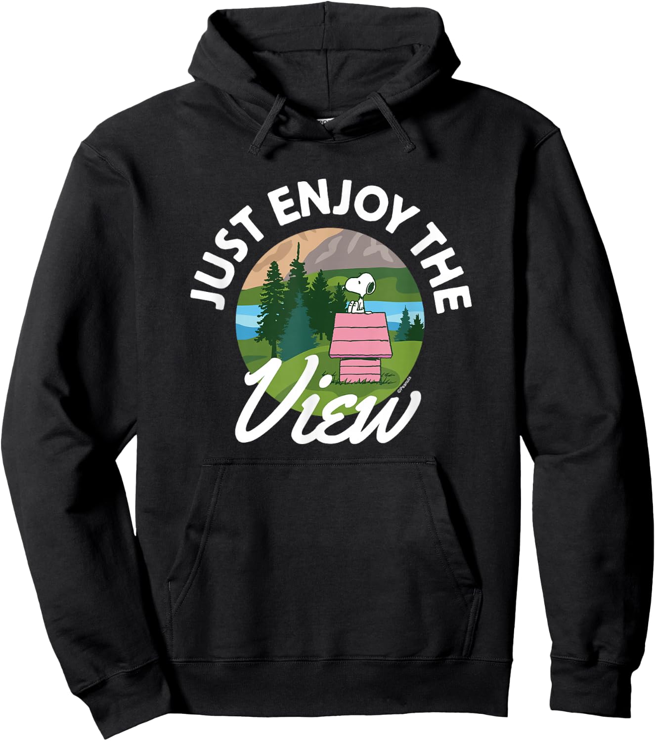 Peanuts - Snoopy Just Enjoy The View Hoodie - Hoodie | Black