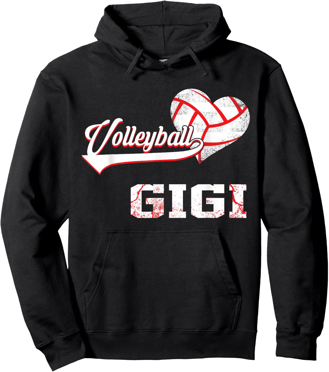 Family Volleyball Player Gifts Volleyball Gigi Hoodie - Hoodie | Black