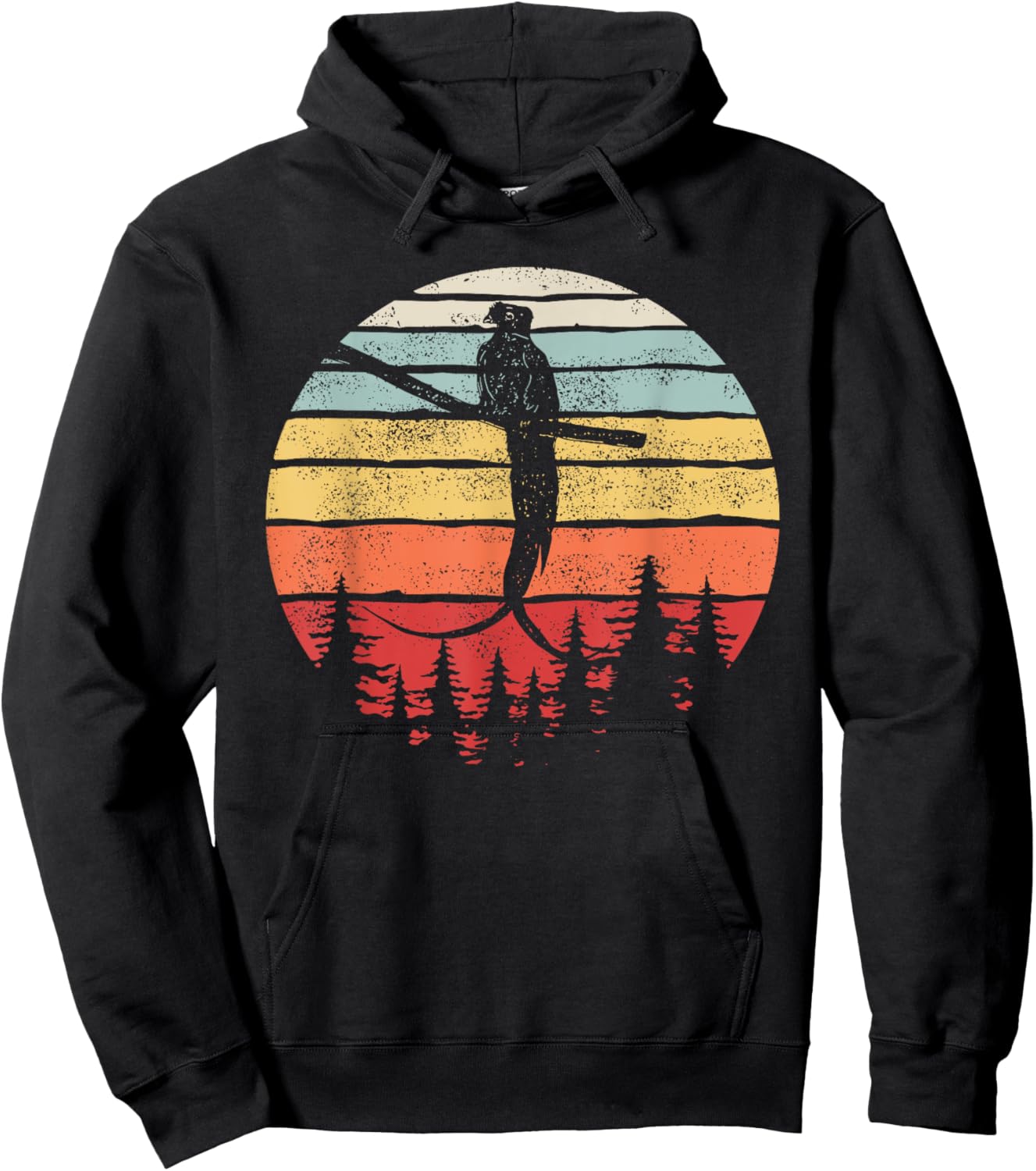 Vintage Retro Quetzal Bird Hoodie - Hoodie | Black