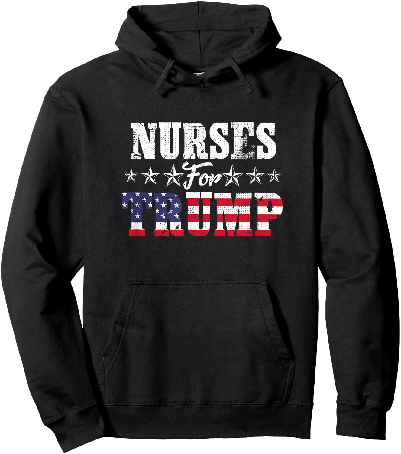 Nurses For Trump Shirt RN LPN CNA Nursing Student Hoodie - Hoodie | Black