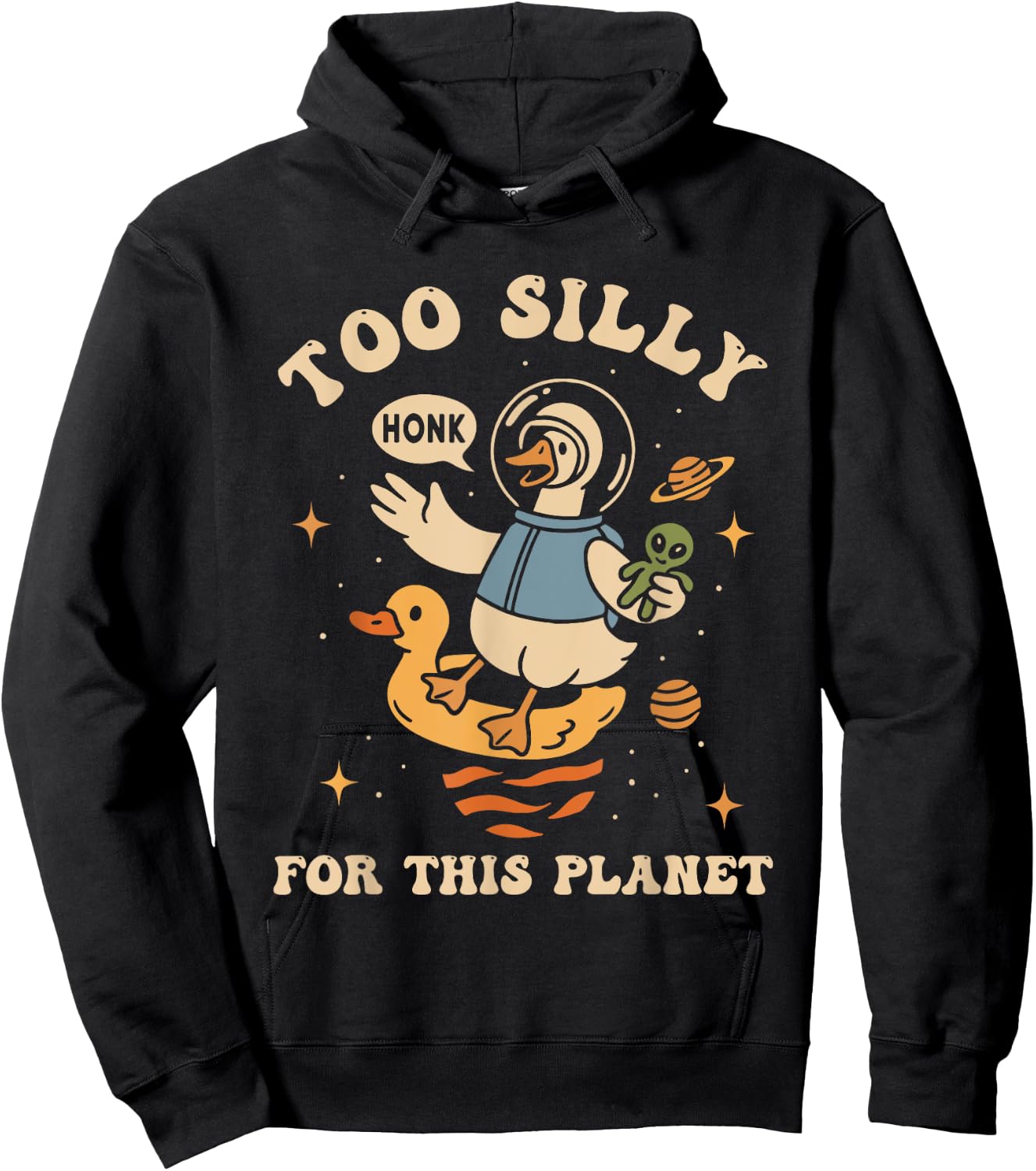 Too Silly For This Planet Hoodie - Hoodie | Black