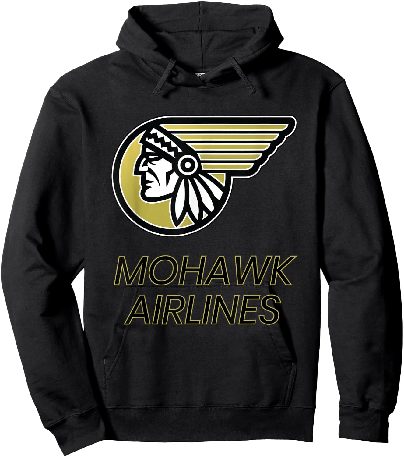 Mohawk Airlines Hoodie - Hoodie | Black