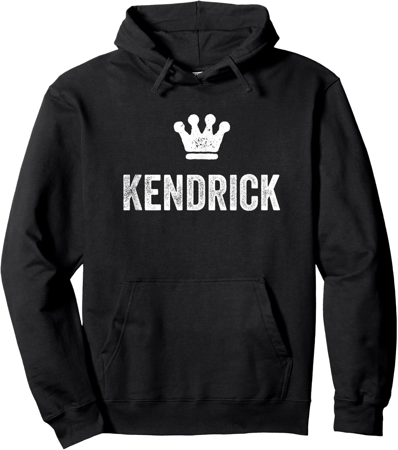 Kendrick The King/Crown & Name Called Kendrick Hoodie - Hoodie | Black