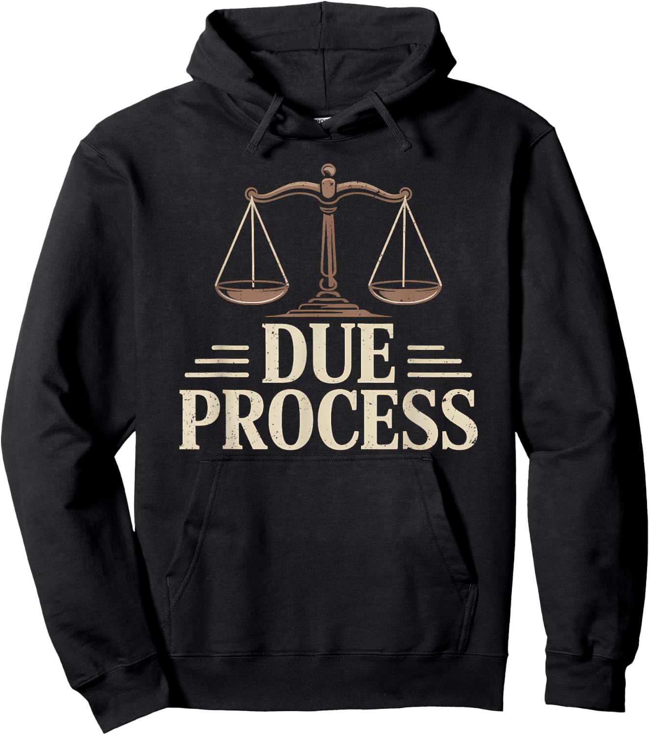 Due Process for All Legal Rights Civil Rights Lawyer Hoodie - Hoodie | Black