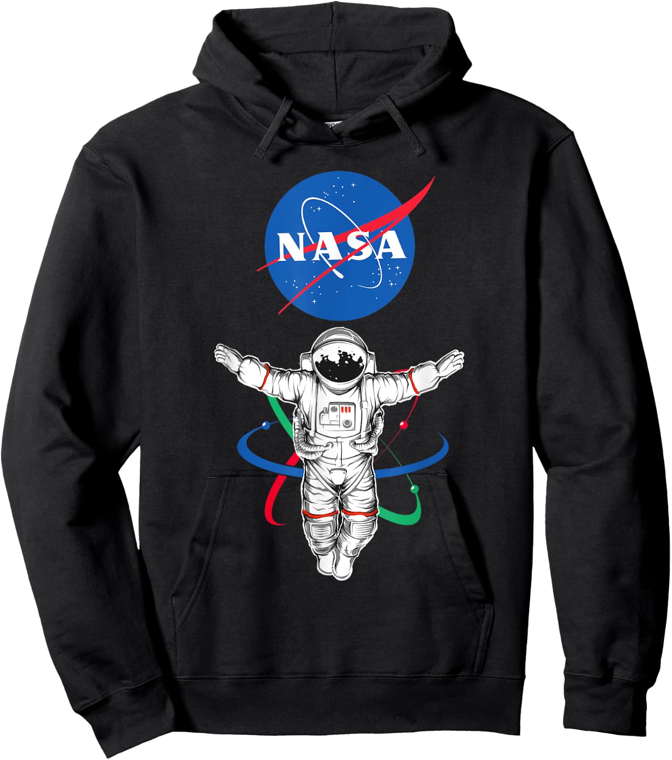 Astronaut Atom NASA Hoodie - Hoodie | Black