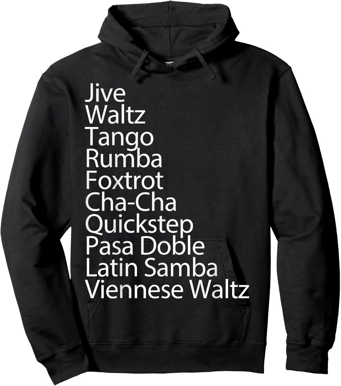Ballroom Dancer 10 Traditional Dances Gift Hoodie - Hoodie | Black