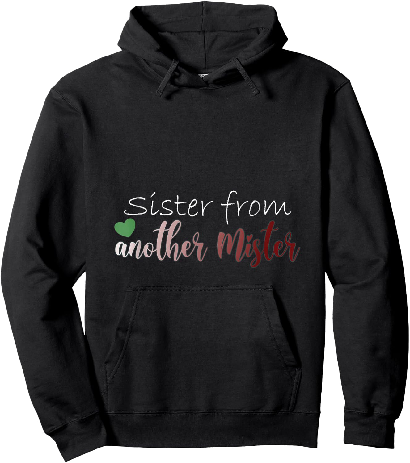 Sister from another Mister BFF Best Friends Hoodie - Hoodie | Black