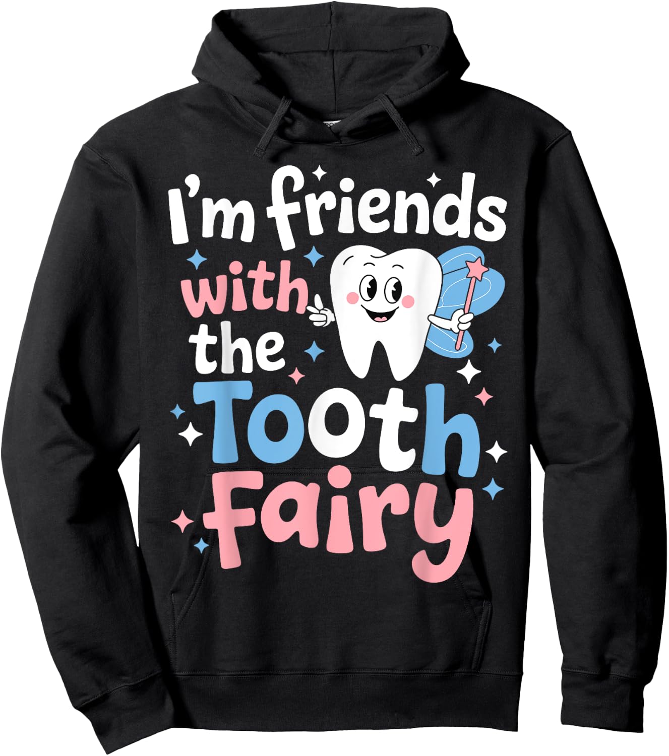 Tooth Fairy Dental Assistant Hygienist Or Pediatric Dentist Hoodie - Hoodie | Black