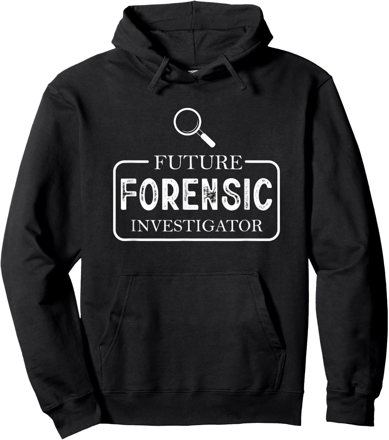 Future Forensic Investigator Crime Scene Investigation Hoodie - Hoodie | Black