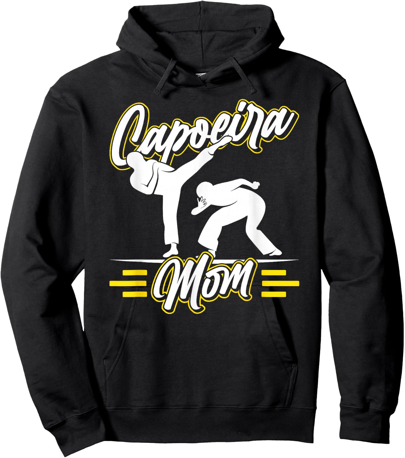 Capoeira Mom Hobby Trainer Brazil Martial Arts Mother Mommy Hoodie - Hoodie | Black
