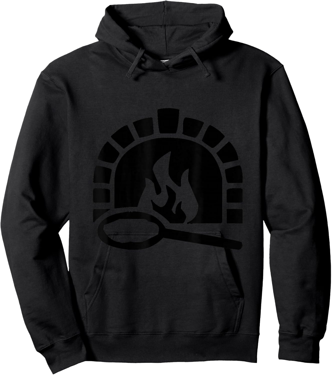 Brick Pizza Oven Hoodie - Hoodie | Black
