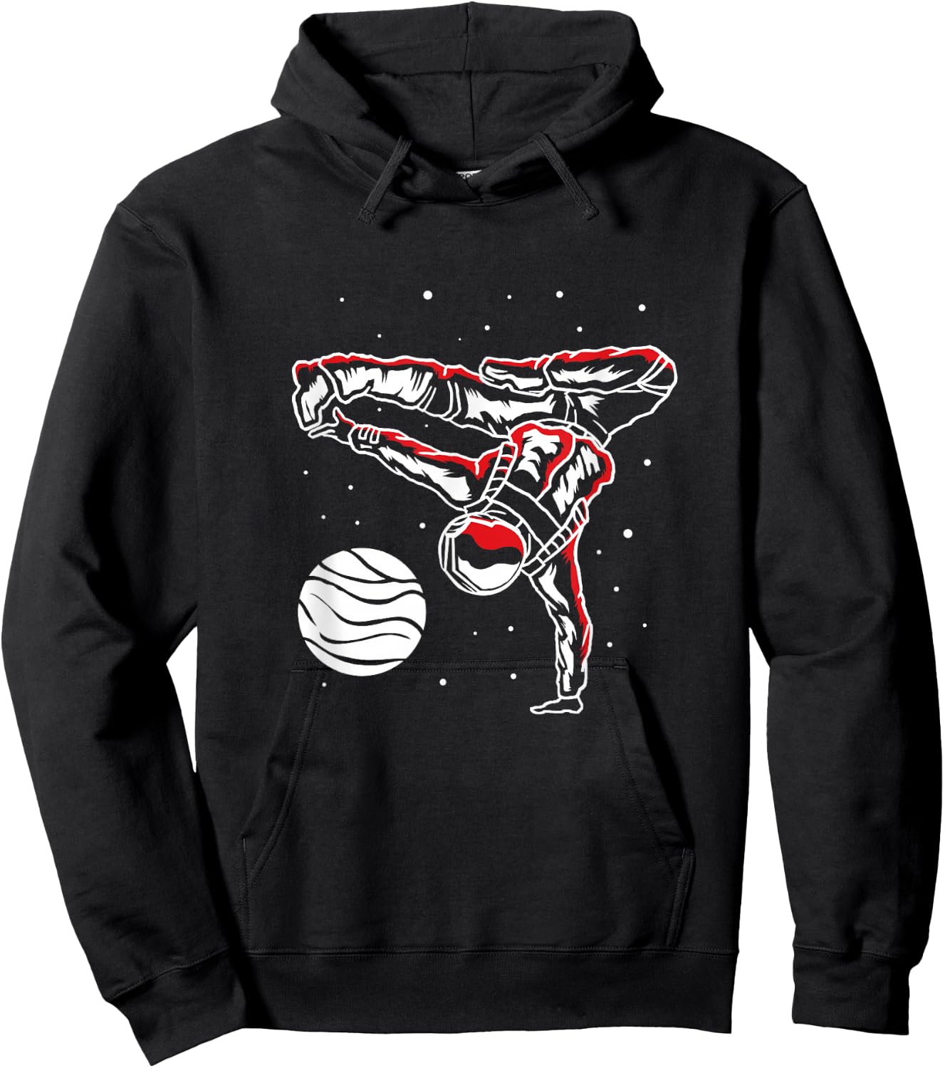 Astronaut Hip-Hop Breakdancing B-Boy Dancer Breakdance Hoodie - Hoodie | Black