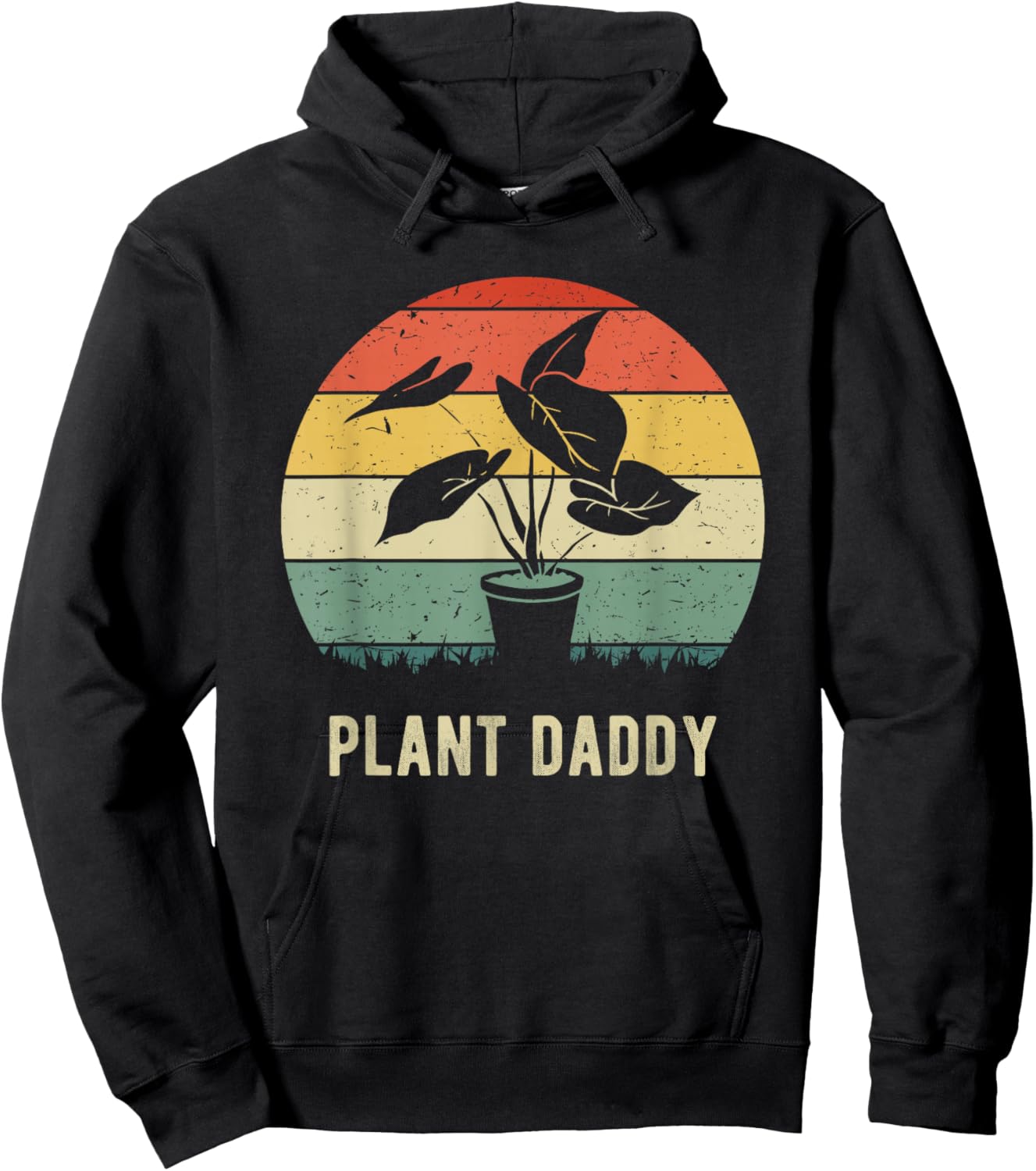Plant Daddy Nature Botanical Gardener Plant Dad Gardening Hoodie - Hoodie | Black