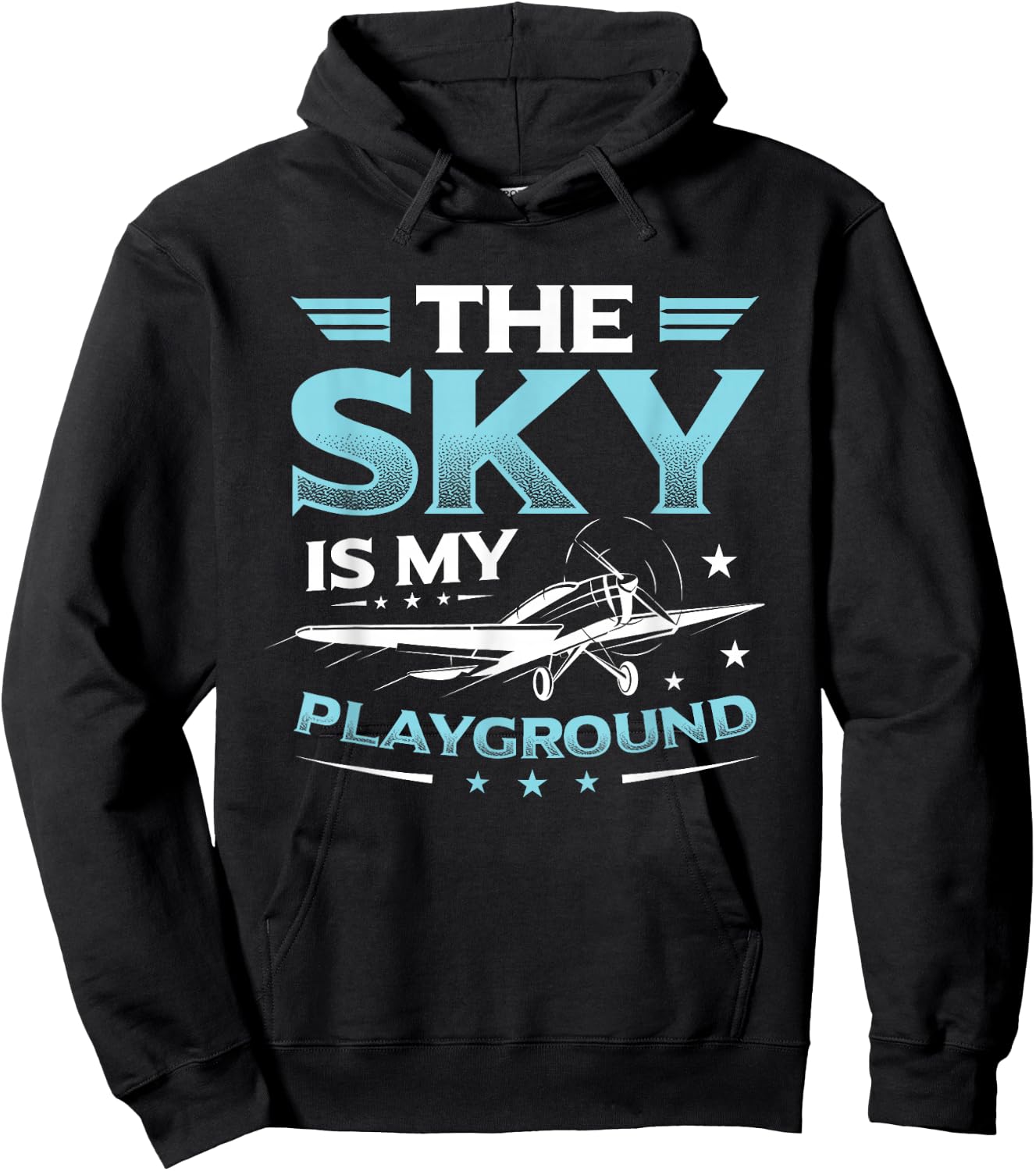 The Sky Is My Playground RC Pilot Model Airplane Pilot Hoodie - Hoodie | Black