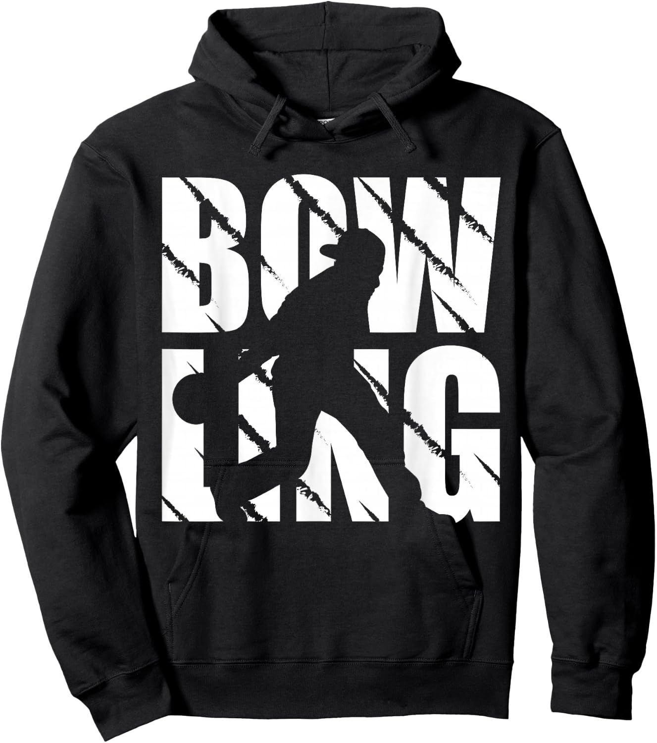 Funny Bowling Design Bowling Player and Bowling Hoodie - Hoodie | Black