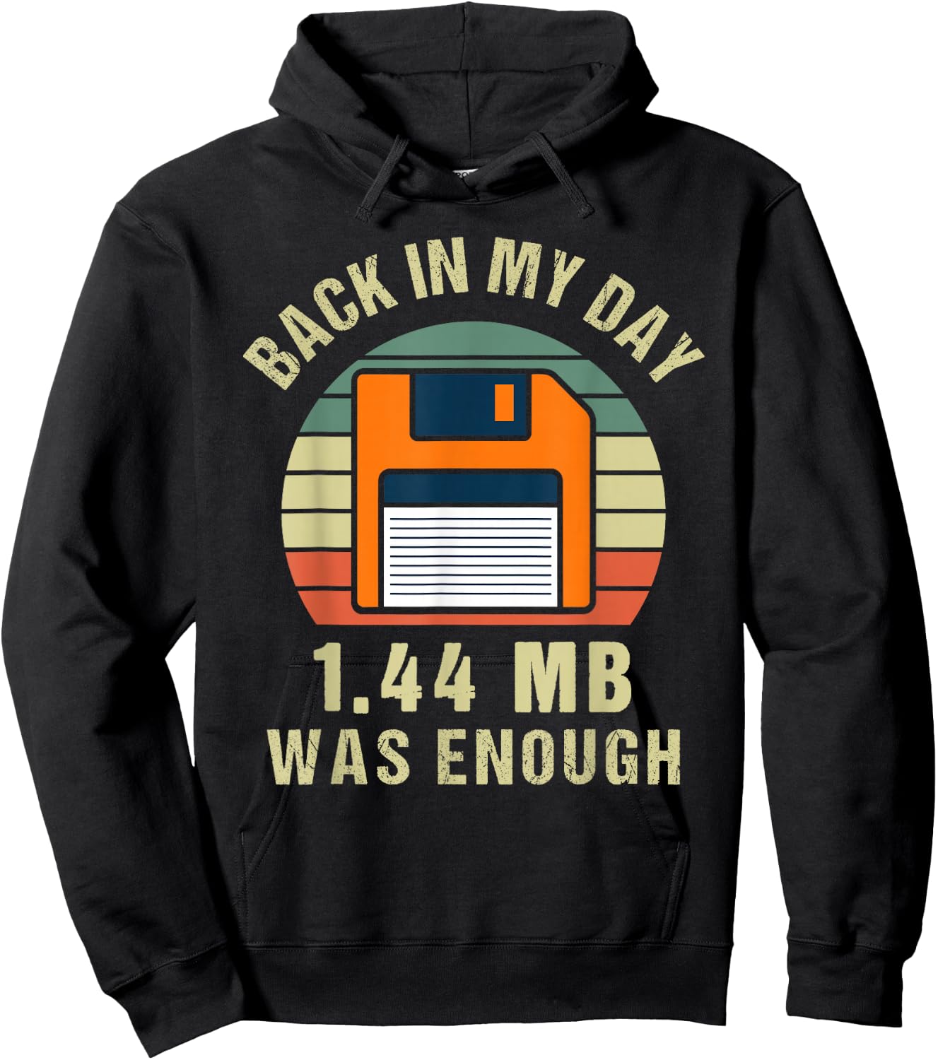 Floppy Disk Retro Vintage Design for Computer Scientist Hoodie - Hoodie | Black