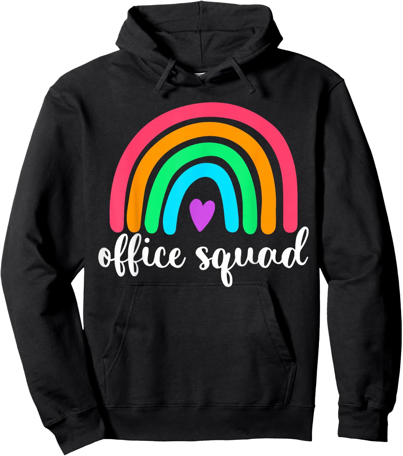 Office Squad Administrative Gifts Assistant School Secretary Hoodie - Hoodie | Black