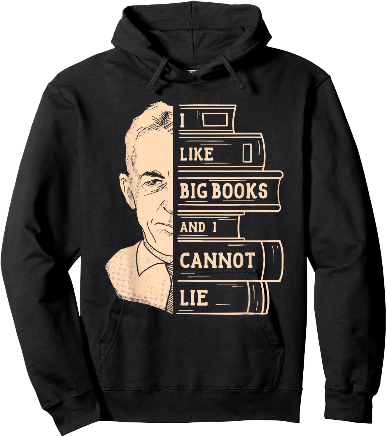 Big Books - Addiction Recovery Bill W. Alcoholics Anonymous Hoodie - Hoodie | Black