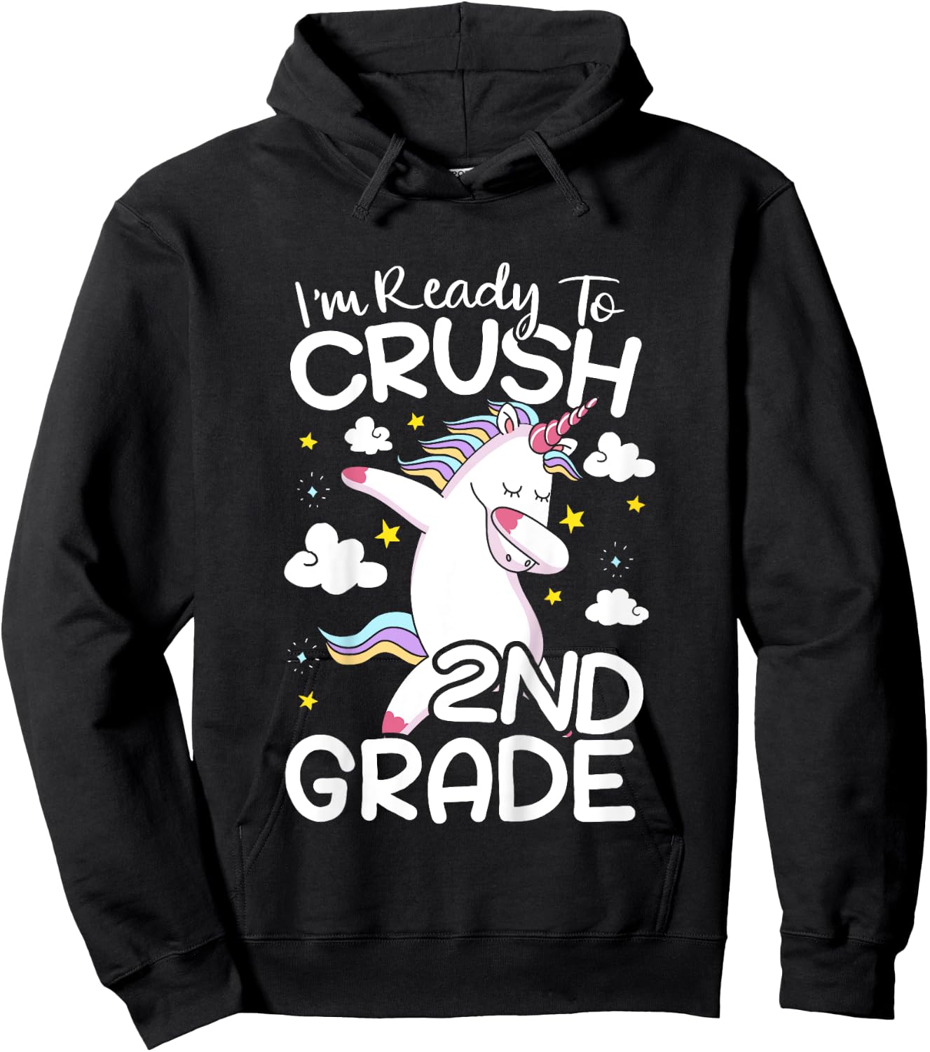 Kids I'm Ready To Crush 2nd Grade First Day Of School Hoodie - Hoodie | Black
