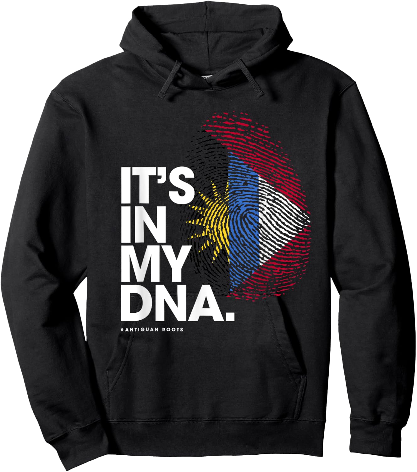 It's in my DNA Antigua and Barbuda It's in my DNA Hoodie - Hoodie | Black