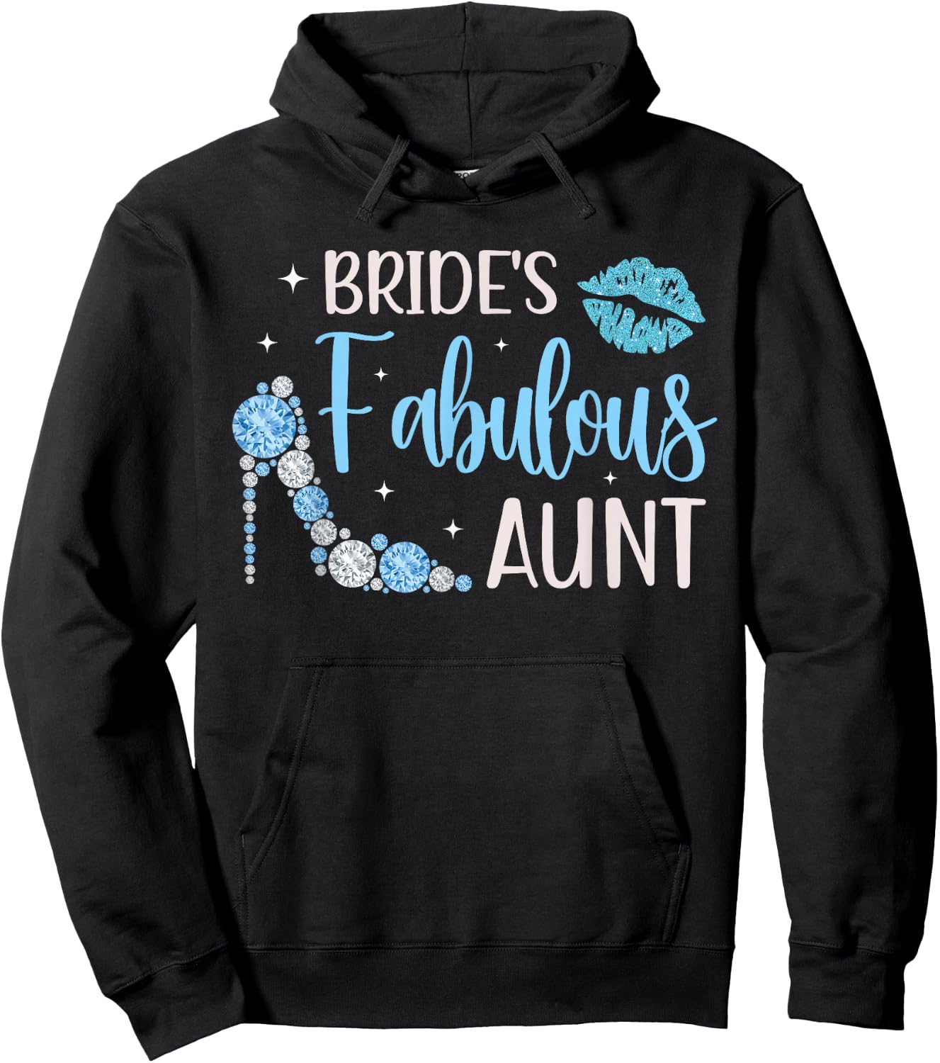 Fabulous Bride's Aunt Of The Bride Aunt Hoodie - Hoodie | Black
