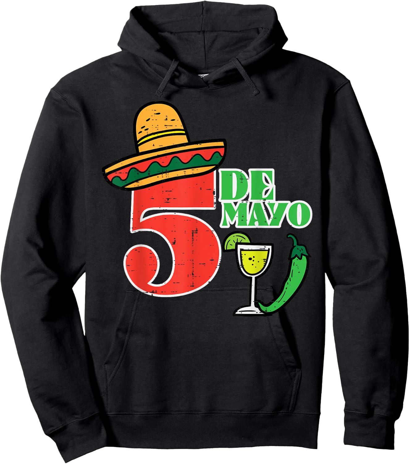 Cinco De Mayo 5 Cinco De Mayo Mexican Fiesta Party Men Women Hoodie - Hoodie | Black