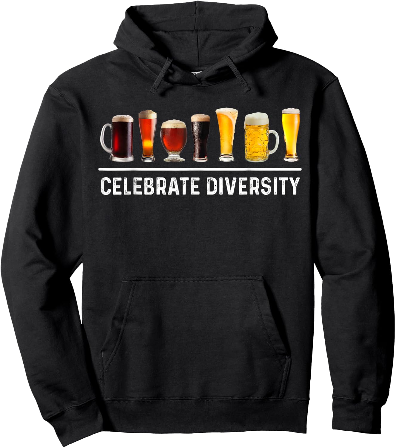 Beer Craft Celebrate Diversity Drinking Beer Lovers Brewing Hoodie - Hoodie | Black