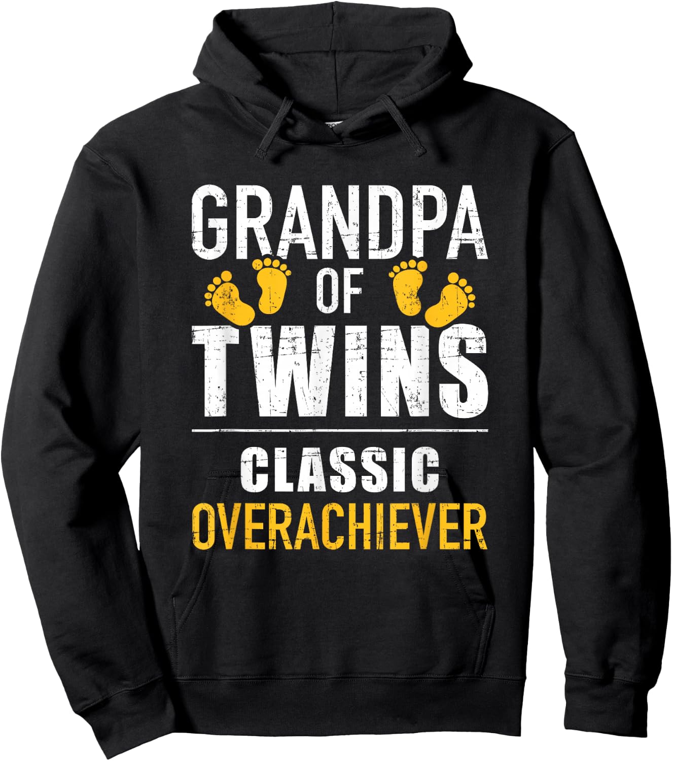 Grandpa von Zwillingen Funny Saying Hoodie - Hoodie | Black