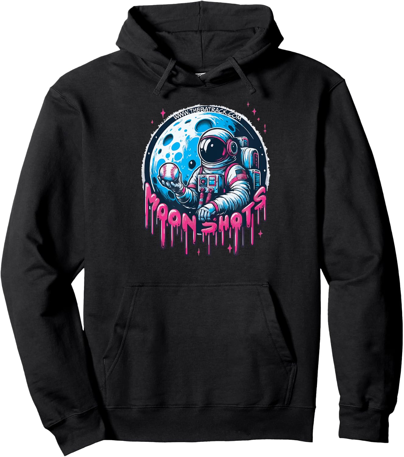 Baseball Moon Shots Hoodie - Hoodie | Black