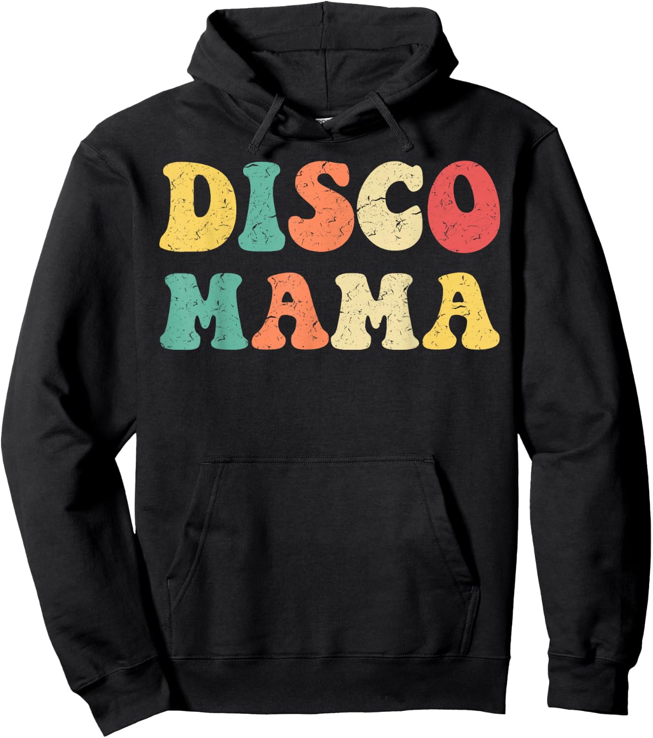 Disco Mama 1970s Disco Queen Matching Couple Shirt Hoodie - Hoodie | Black