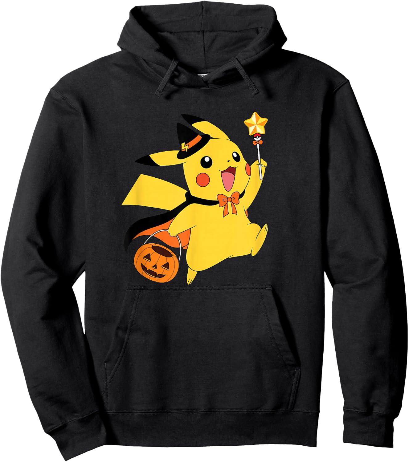 Pokémon - Halloween Pikachu Star Candy Hoodie - Hoodie | Black