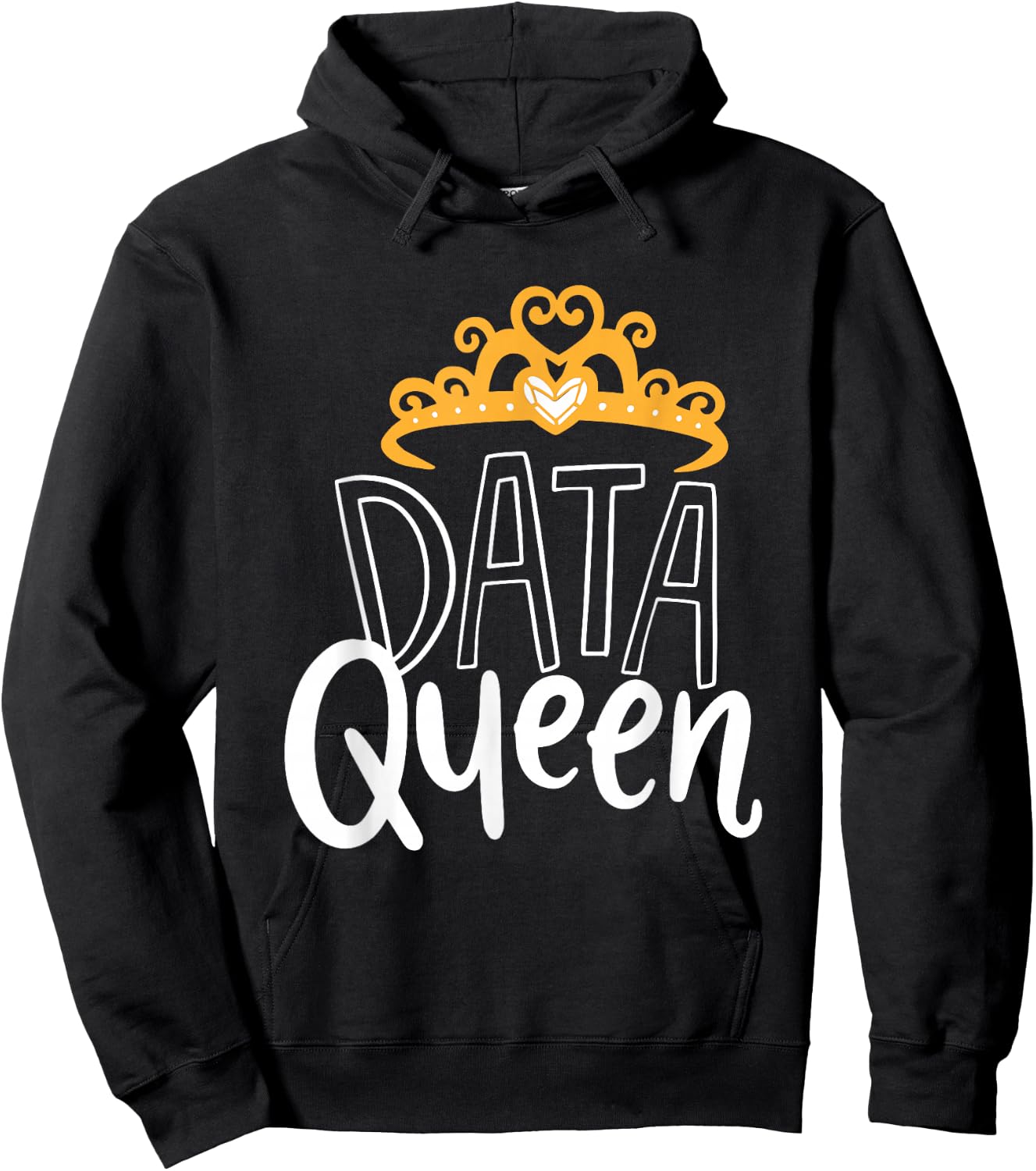 Data Queen For Data Analysts & Scientists Hoodie - Hoodie | Black