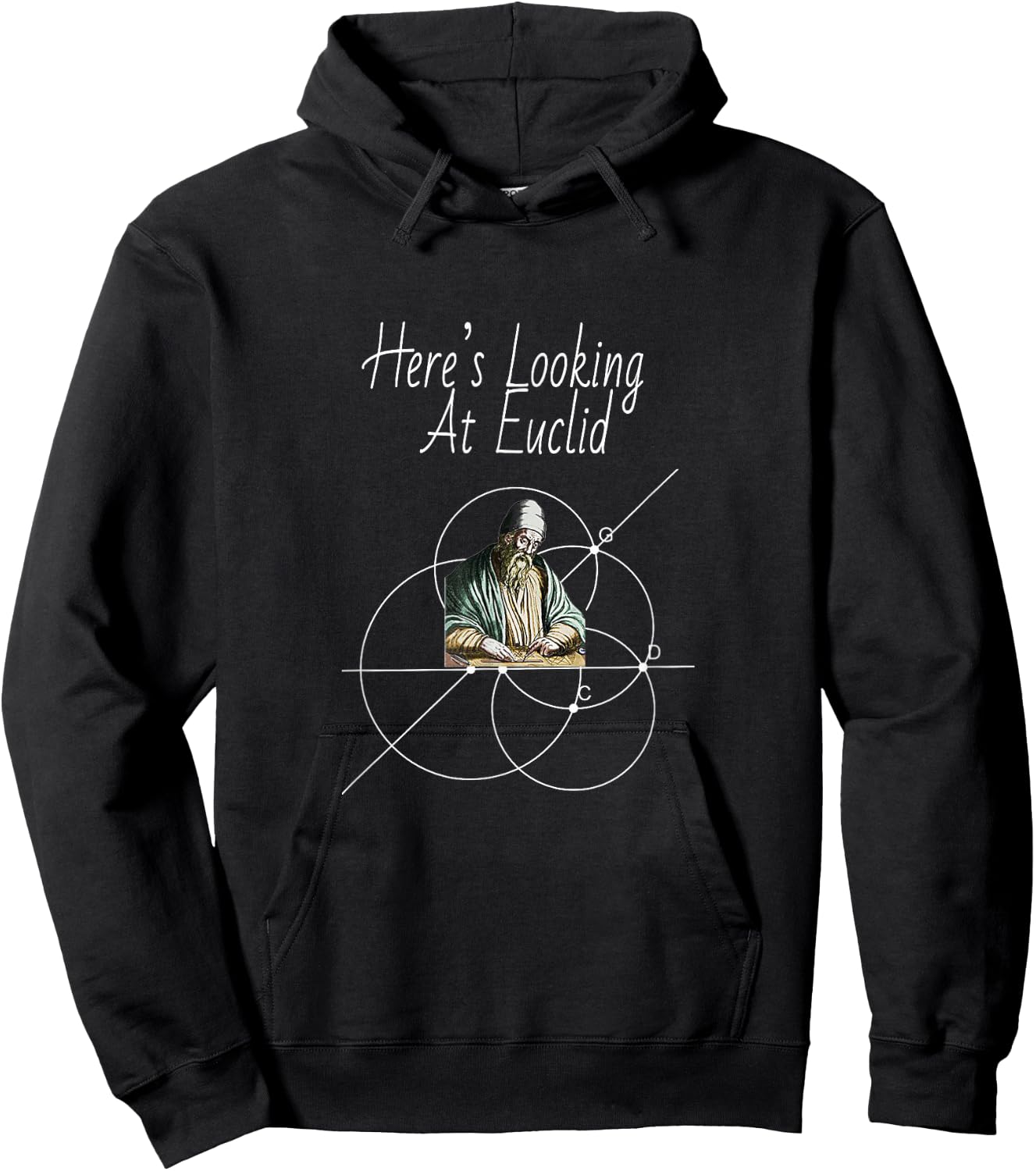 Here's Looking at Euclid Hoodie - Hoodie | Black