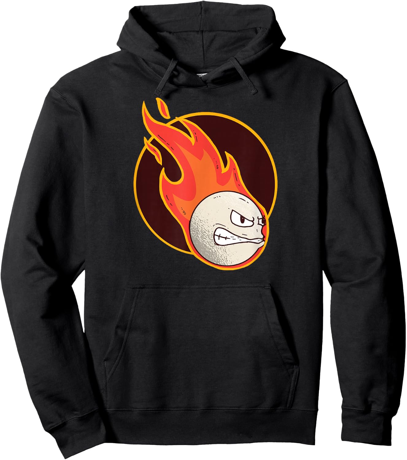 Dodgeball burning ball players beach Sports Dodgeball Hoodie - Hoodie | Black