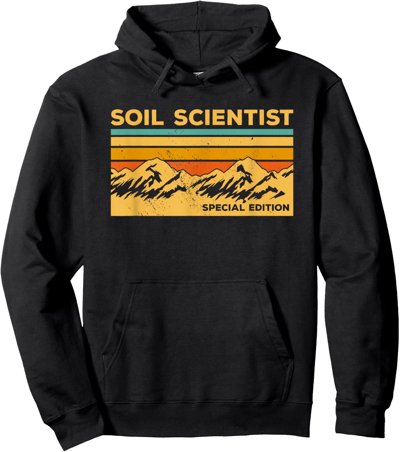 Vintage Soil Scientist Soil Science Hoodie - Hoodie | Black