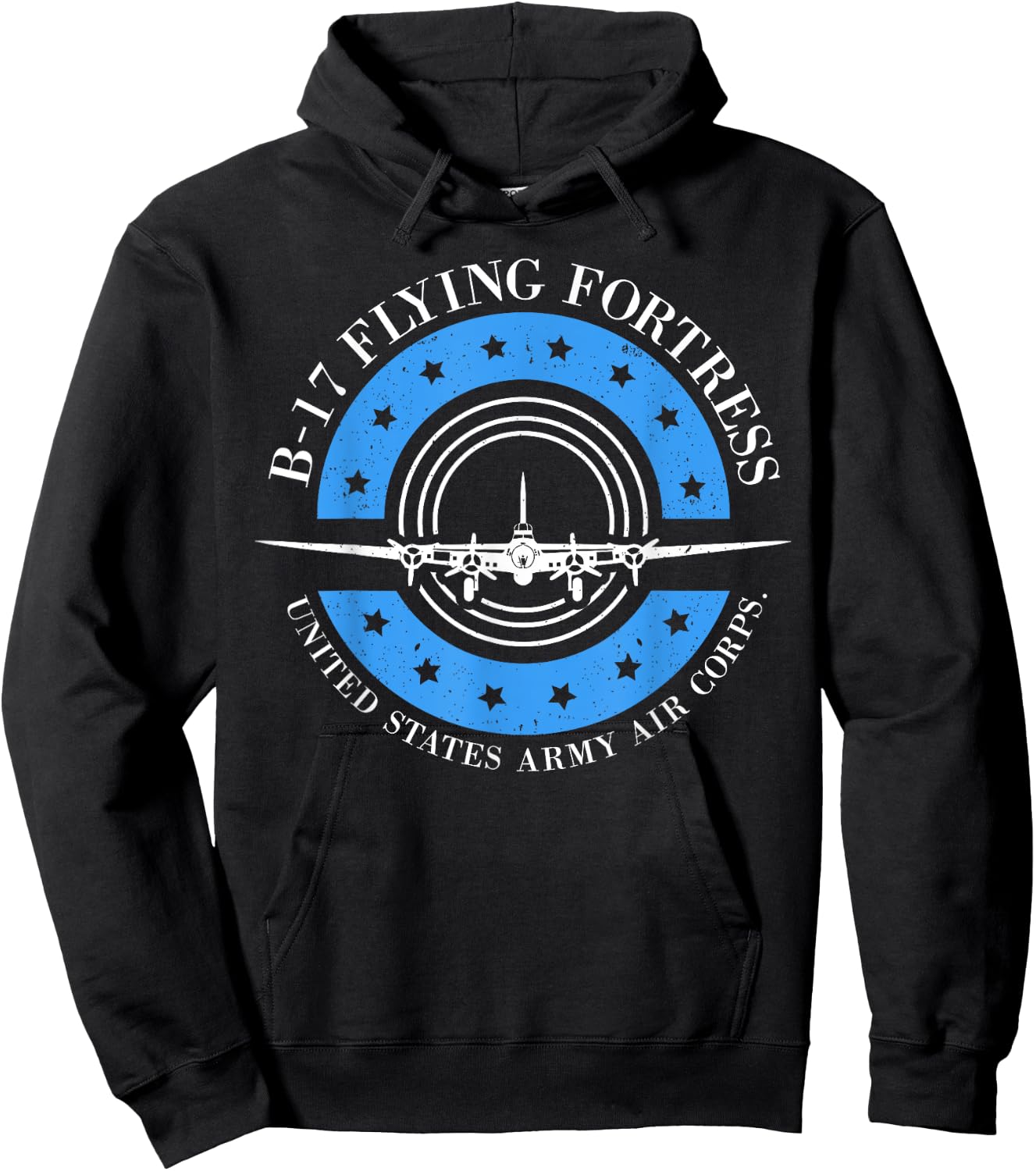 B-17 Flying Fortress gift, Air Force, Aviation design Hoodie - Hoodie | Black