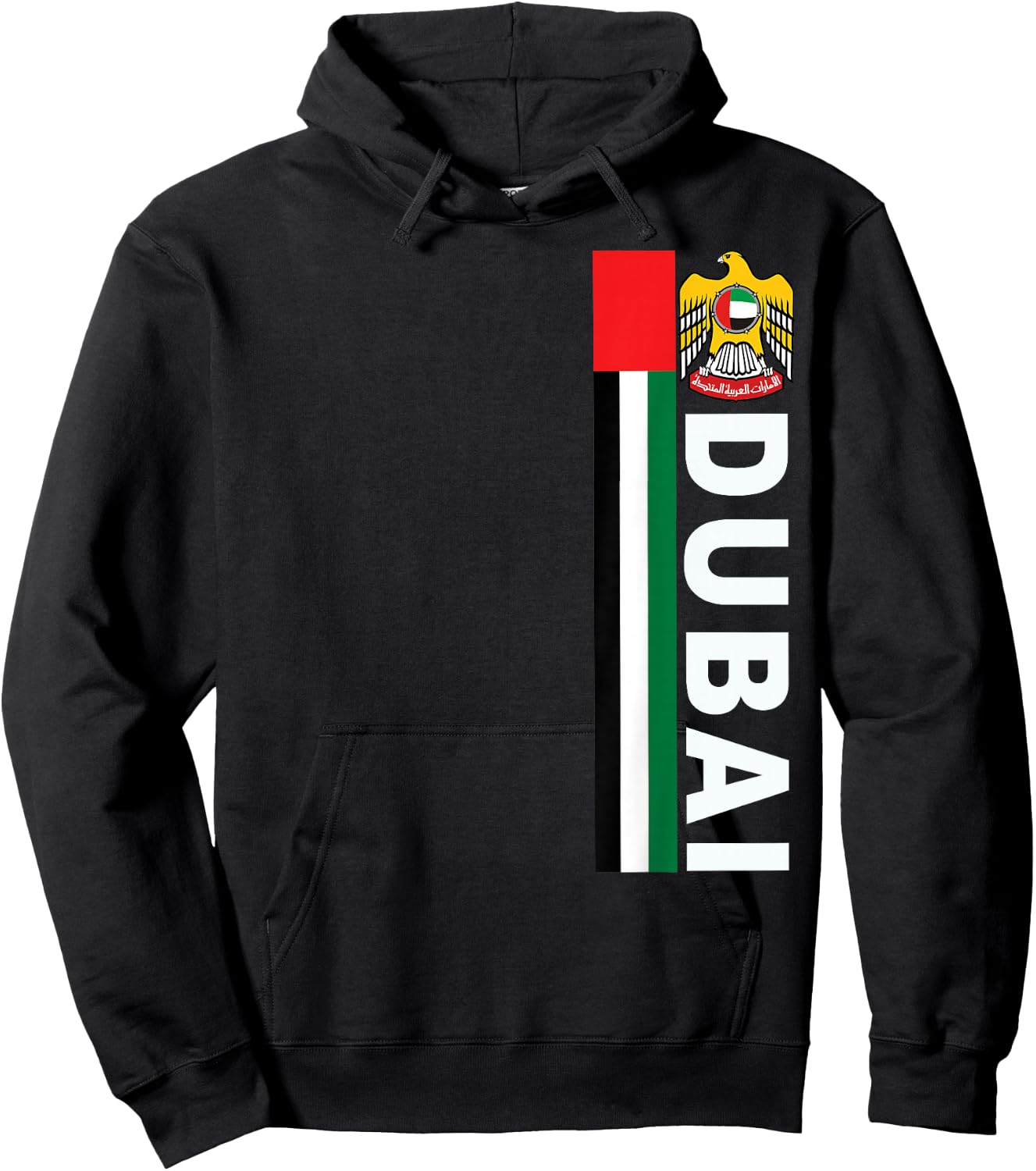 Dubai Sports-Style United Arab Emirates City Hoodie - Hoodie | Black