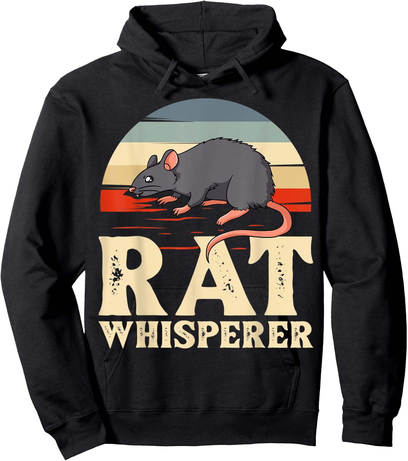 Rat Pet Fancy Rat King Habitat Mouse Hoodie - Hoodie | Black