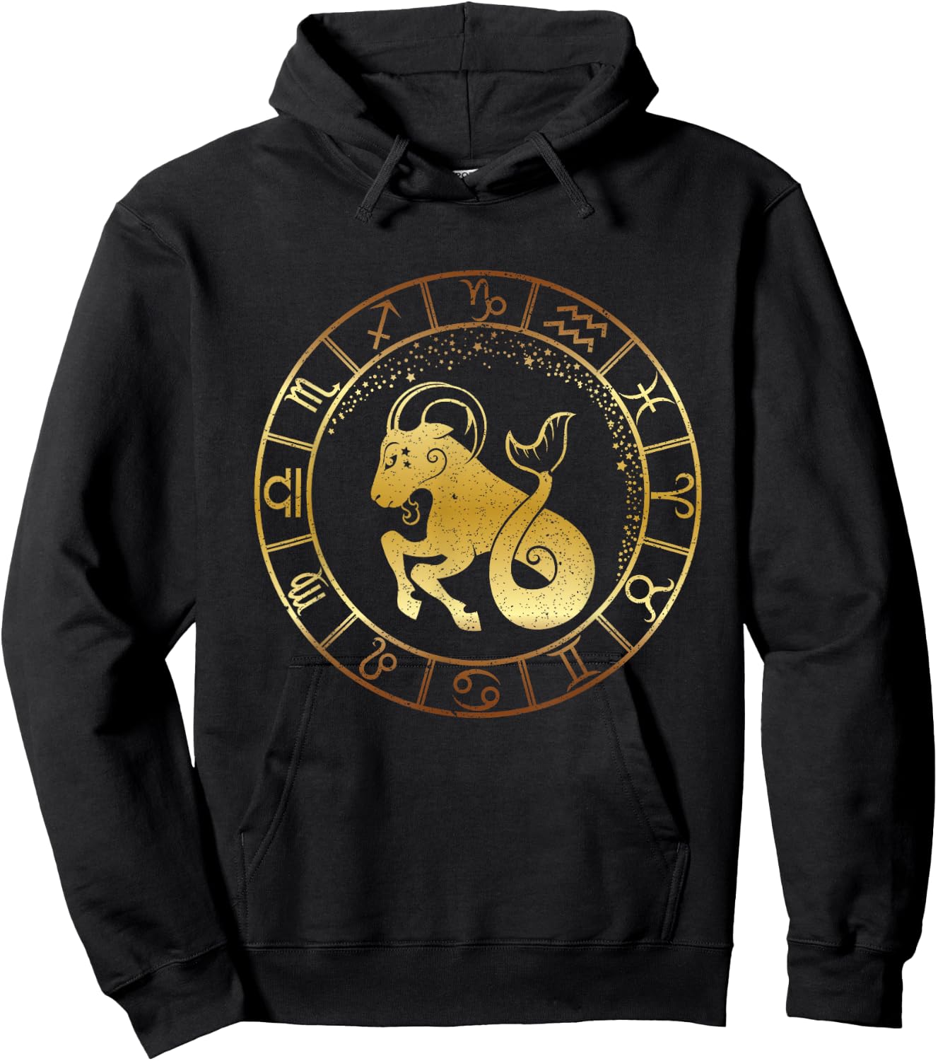 Star Sticks Capricorn Hoodie - Hoodie | Black