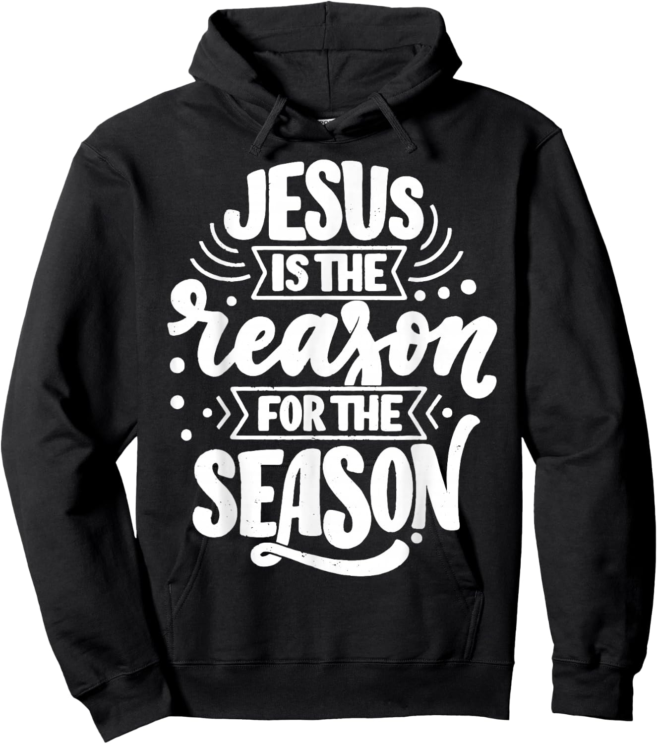 Jesus Is The Reason For The Season Hoodie - Hoodie | Black