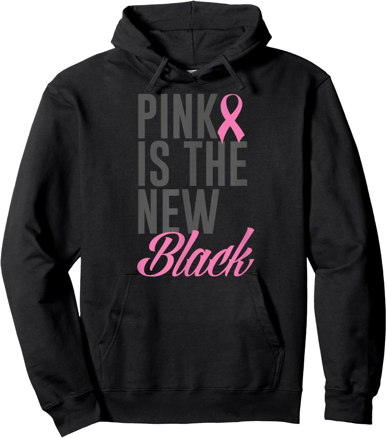 Pink Is The New Black Hoodie - Hoodie | Black