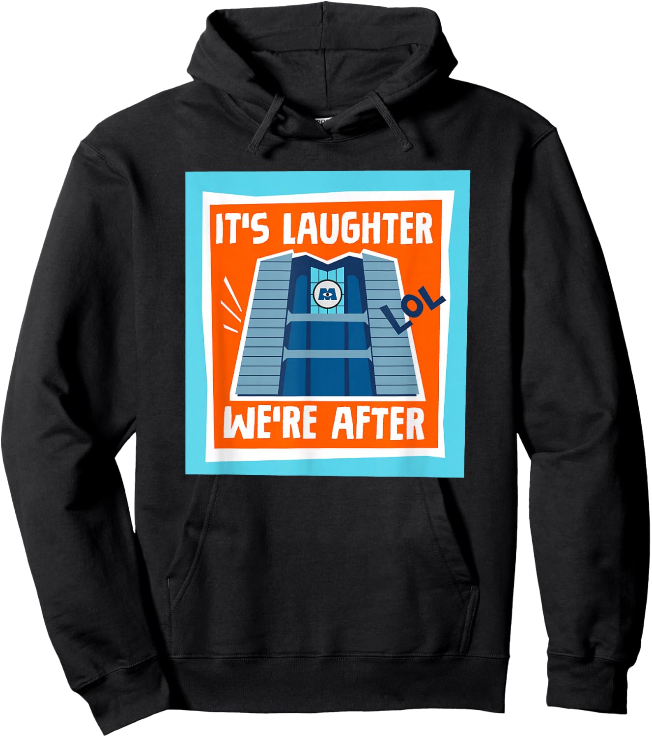 Disney and Pixar’s Monsters At Work Laughter We’re After Hoodie - Hoodie | Black