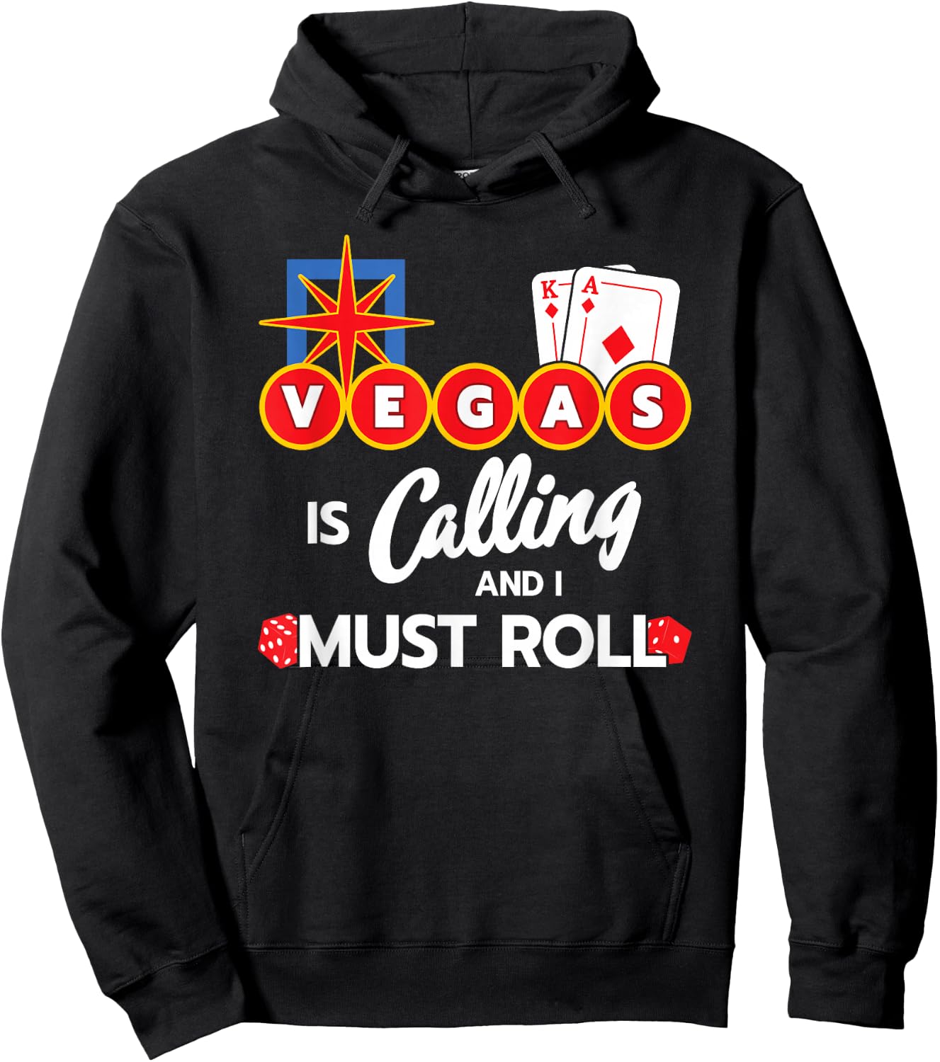 Vegas Calling - Party in Las Vegas - Vegas Trip - Las Vegas Hoodie - Hoodie | Black