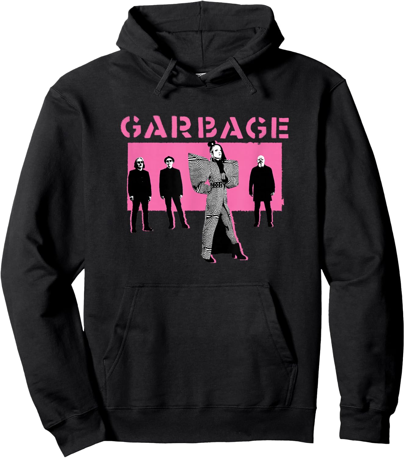 Garbage - Pop Pink Hoodie - Hoodie | Black