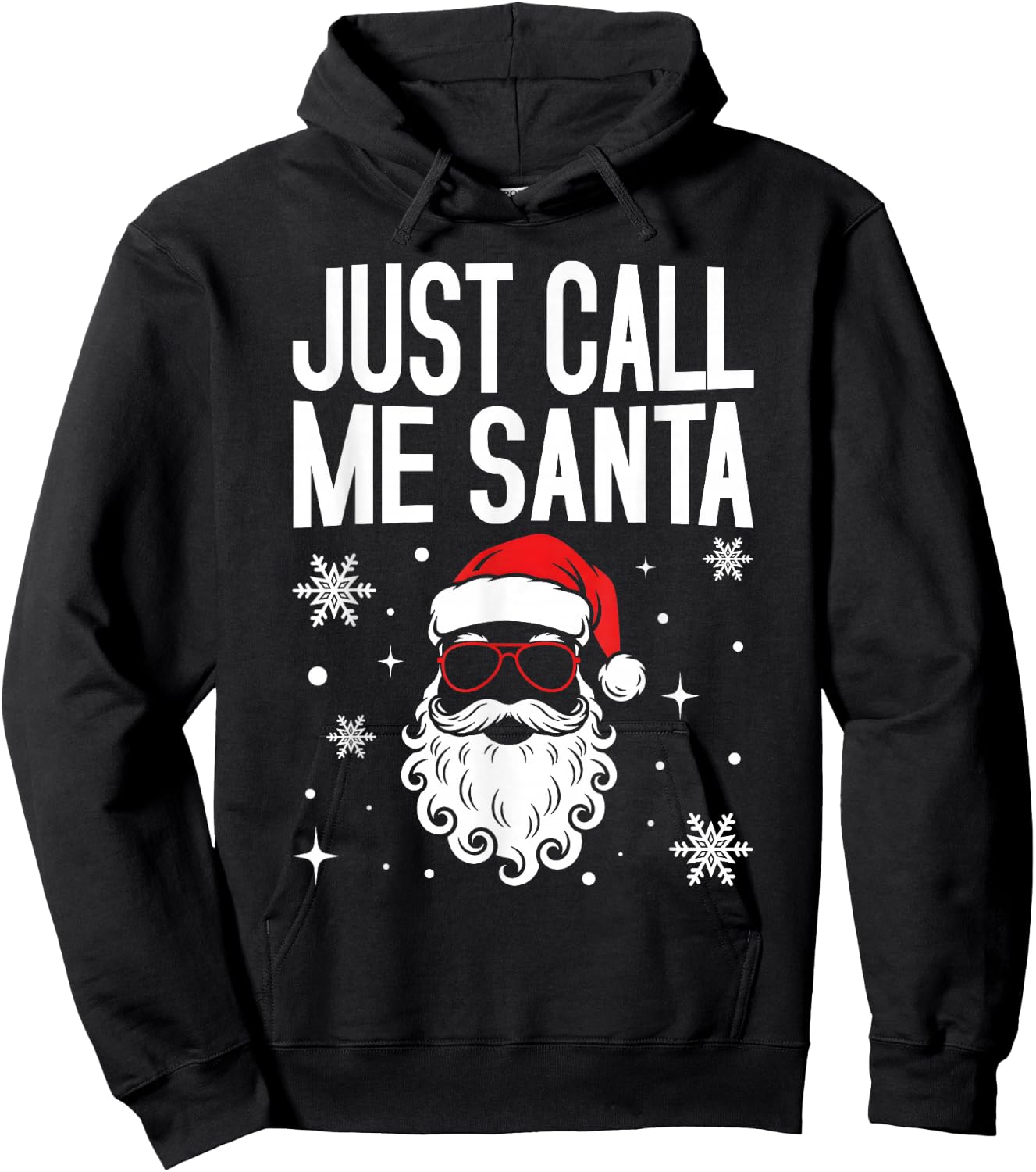 Just Call Me Santa Special Delivery from Santa Xmas Couple Hoodie - Hoodie | Black