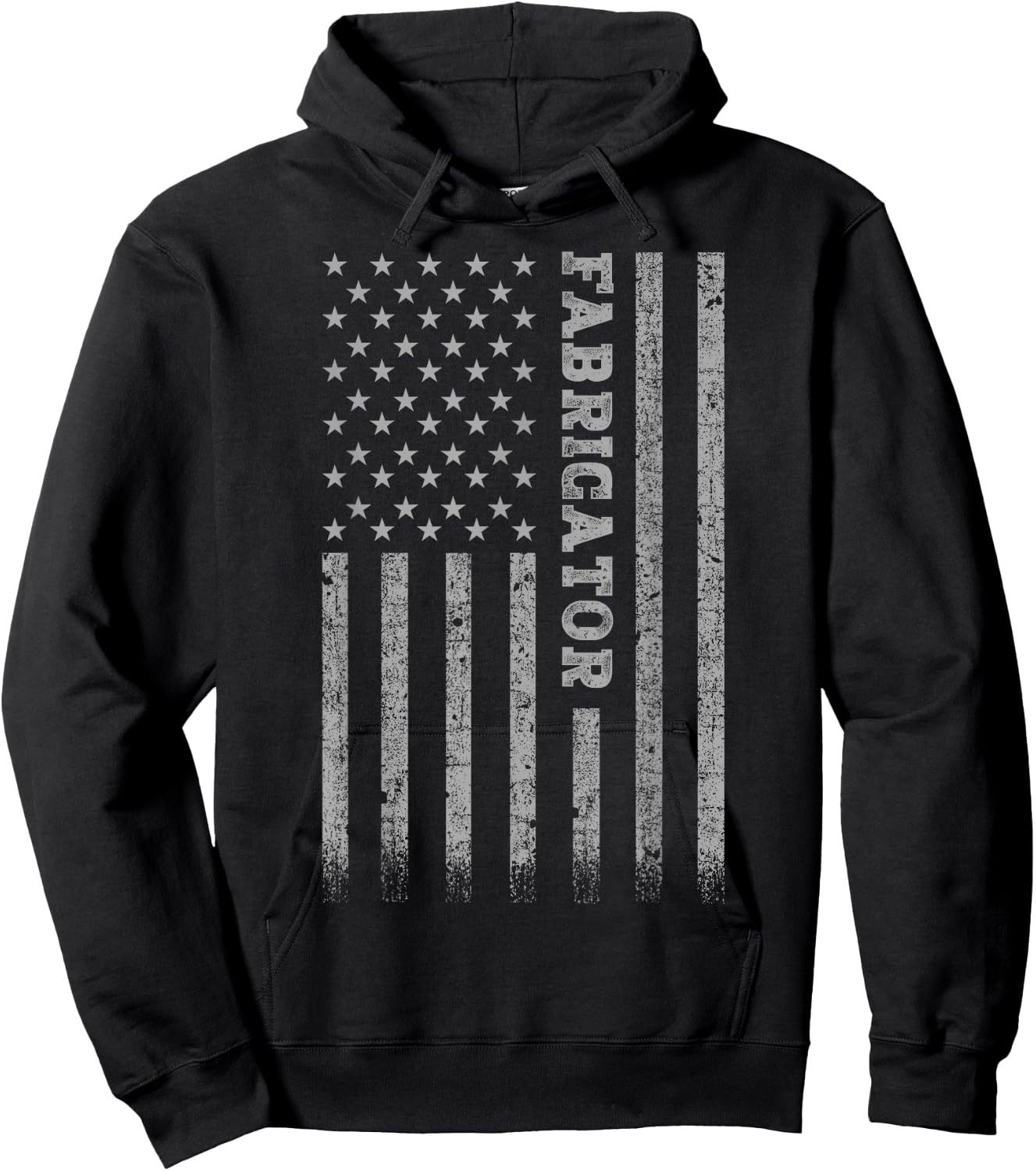 Fabricator American Flag Hoodie - Hoodie | Black