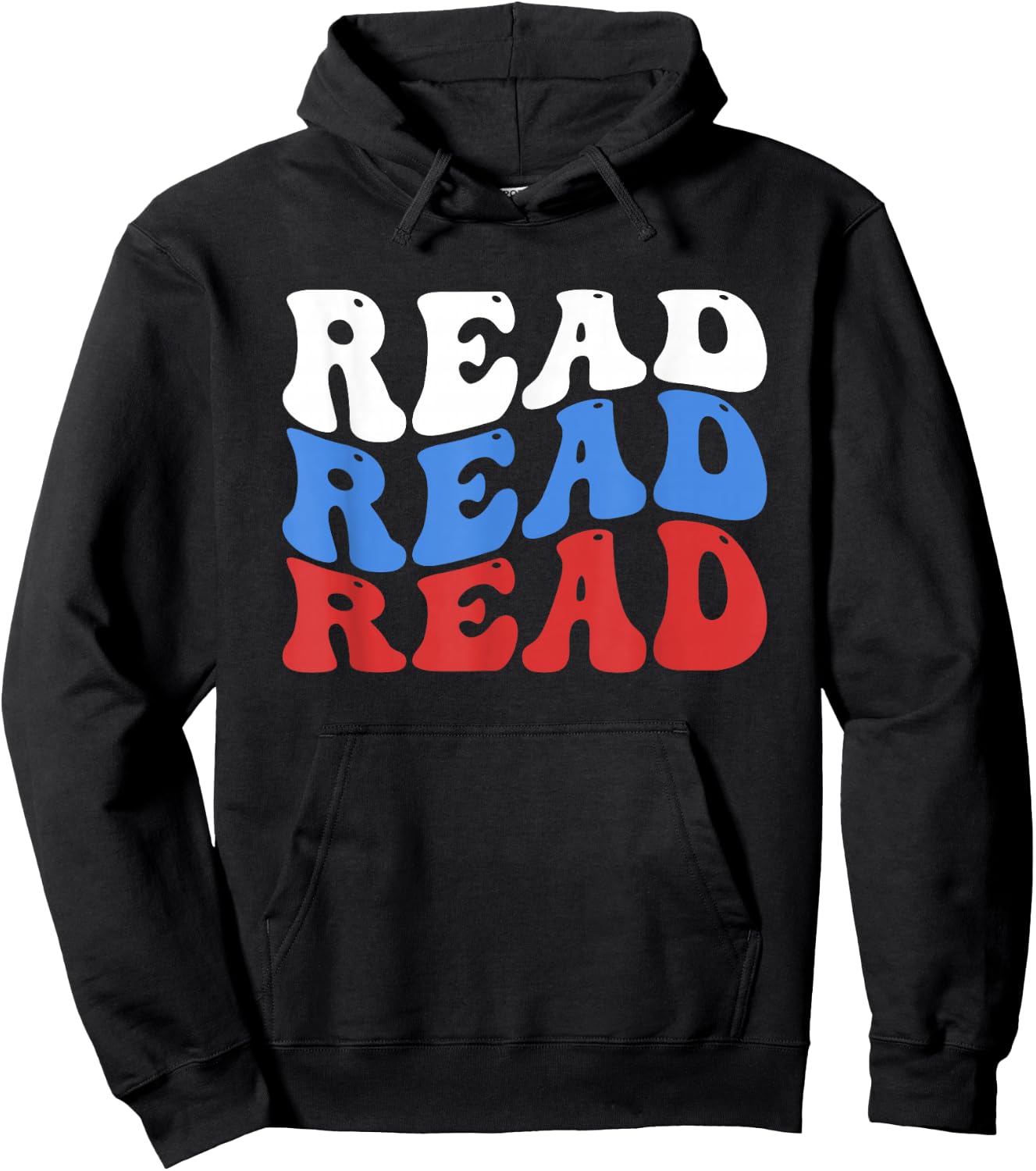 Read Read Reading Across That America Reading Lover Teacher Hoodie - Hoodie | Black