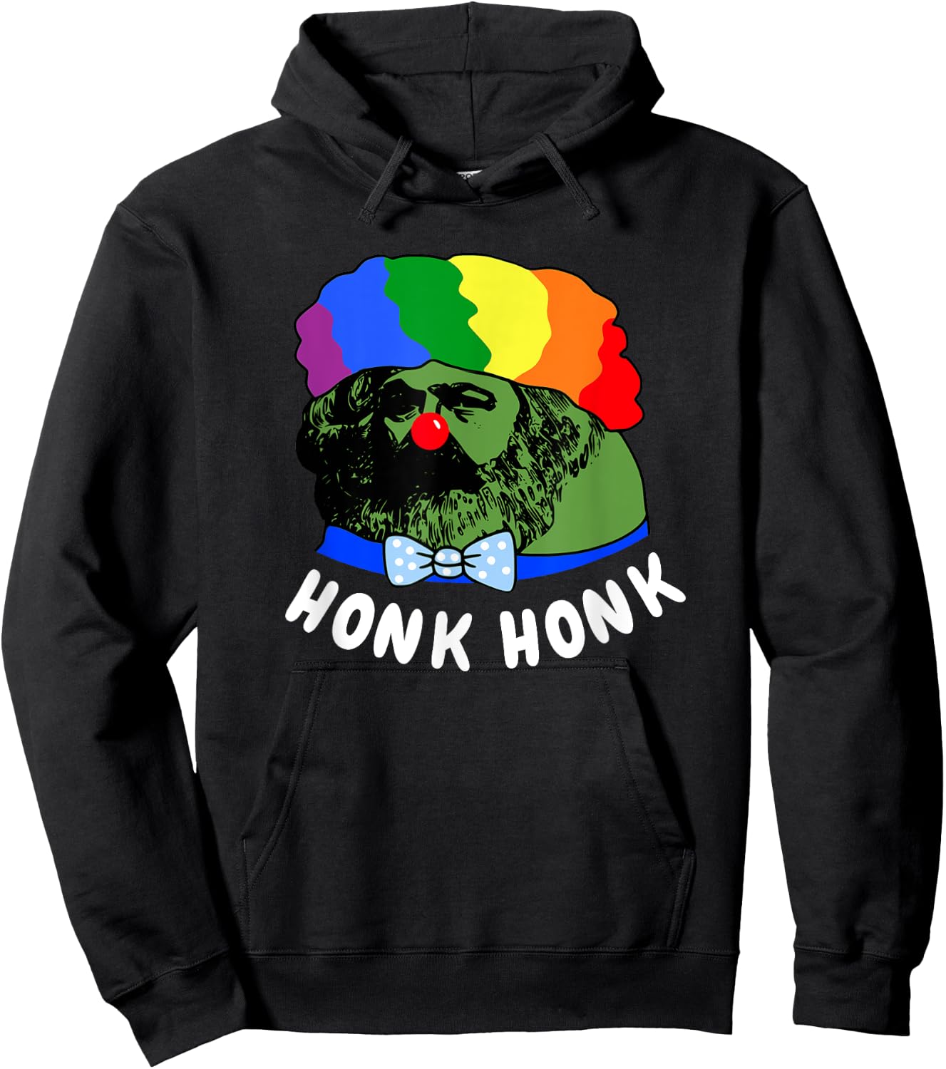 Honk Honk Karl Marx Crazy Clown World Hoodie - Hoodie | Black