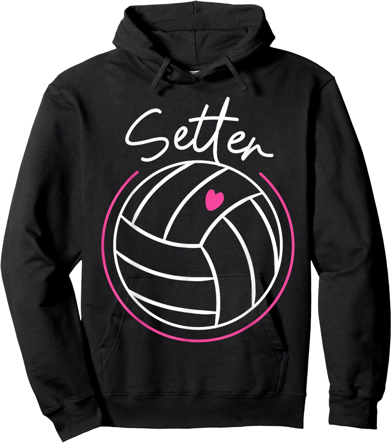 Volleyball Player Team Setter Hoodie - Hoodie | Black