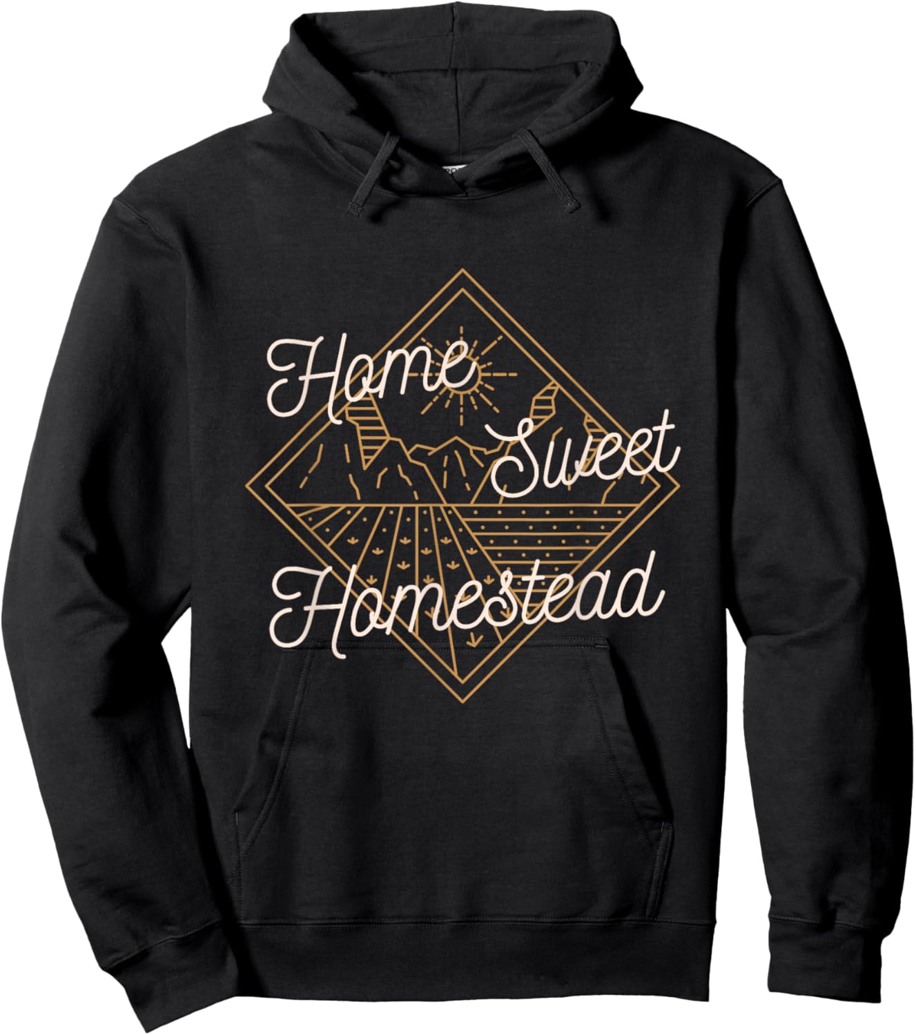 Homesteading Home Sweet Homestead Hoodie - Hoodie | Black